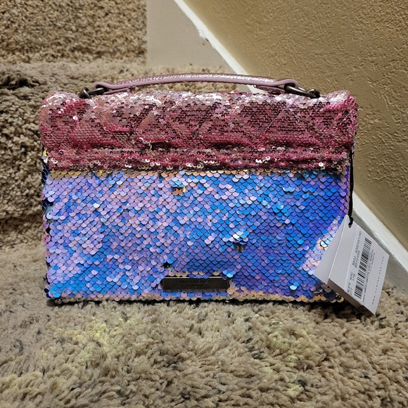 NWT Kurt Geiger Medium Kensington Multi Color Sequin Bag Purse - Picture 5 of 16